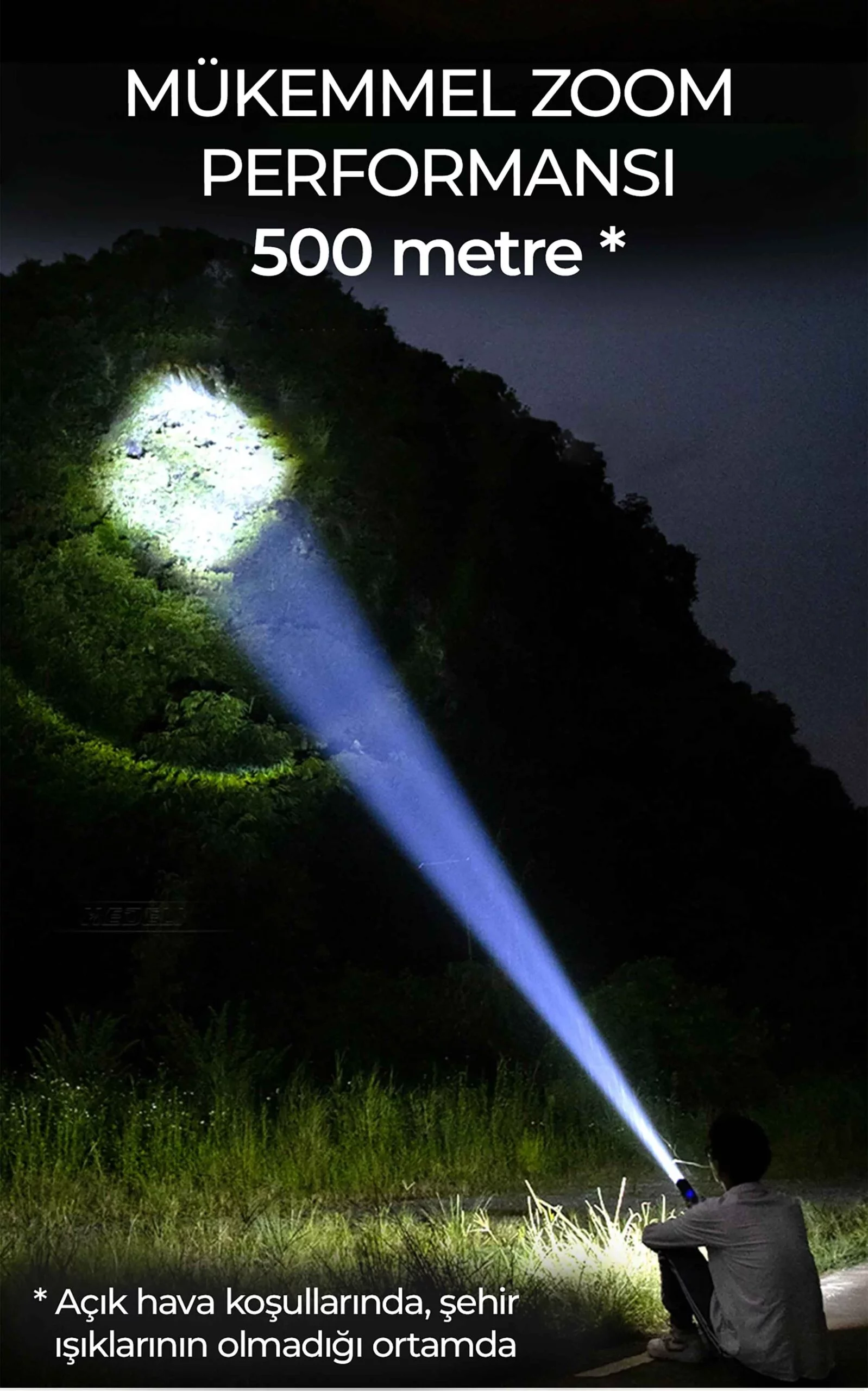 Heider ZX1 Super Power Zoom El Feneri – Heider Türkiye